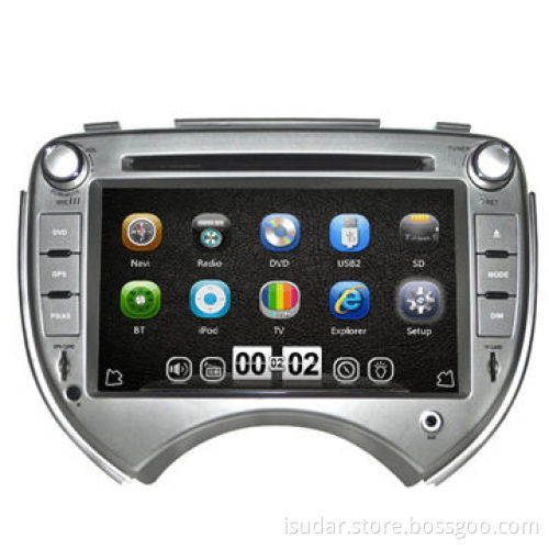 7" Car DVD Player for Nissan Tiida 2011-2012, w/ Wi-Fi, 1080p Video Play, Supports iPhone 5/CPU800M